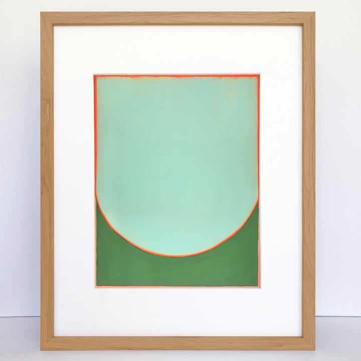 The Neighbors Poppies a Vertical Art Print