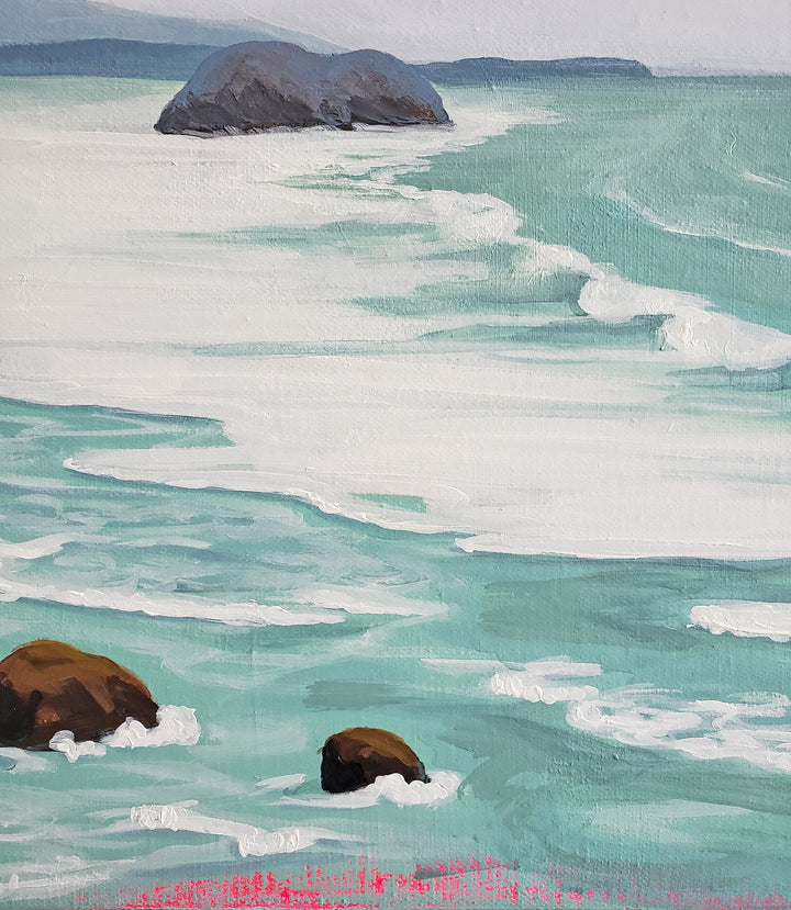 Bandon Sunset- 36"x36"