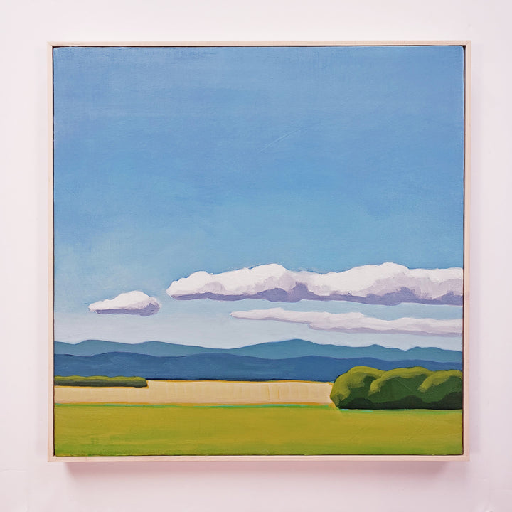 Banks, Late Summer #3 - 20"x20" Acrylic Painting