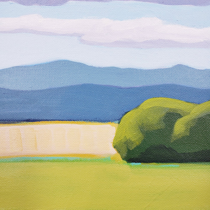 Banks, Late Summer #3 - 20"x20" Acrylic Painting