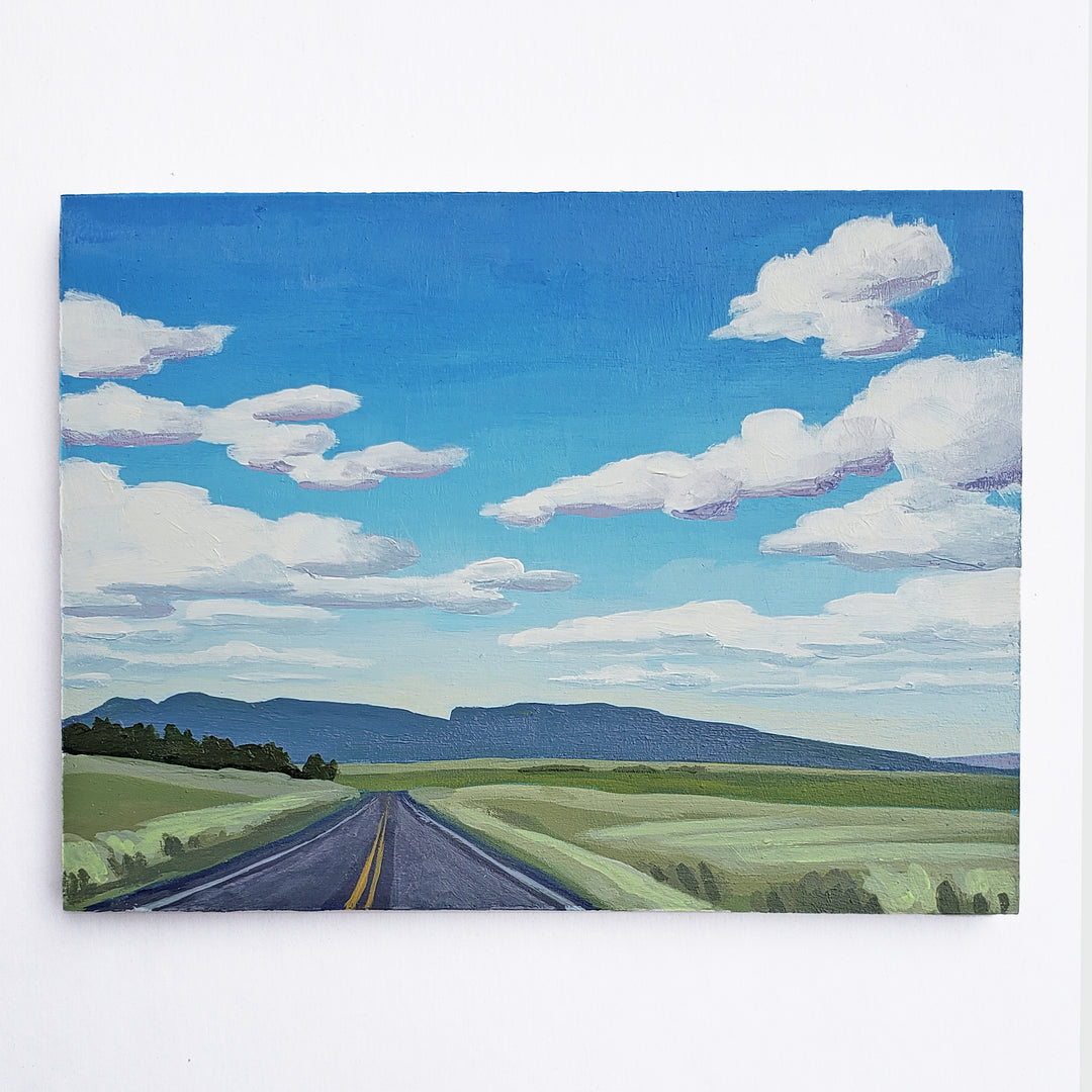Driving Back From Lakeview - 8"x6"