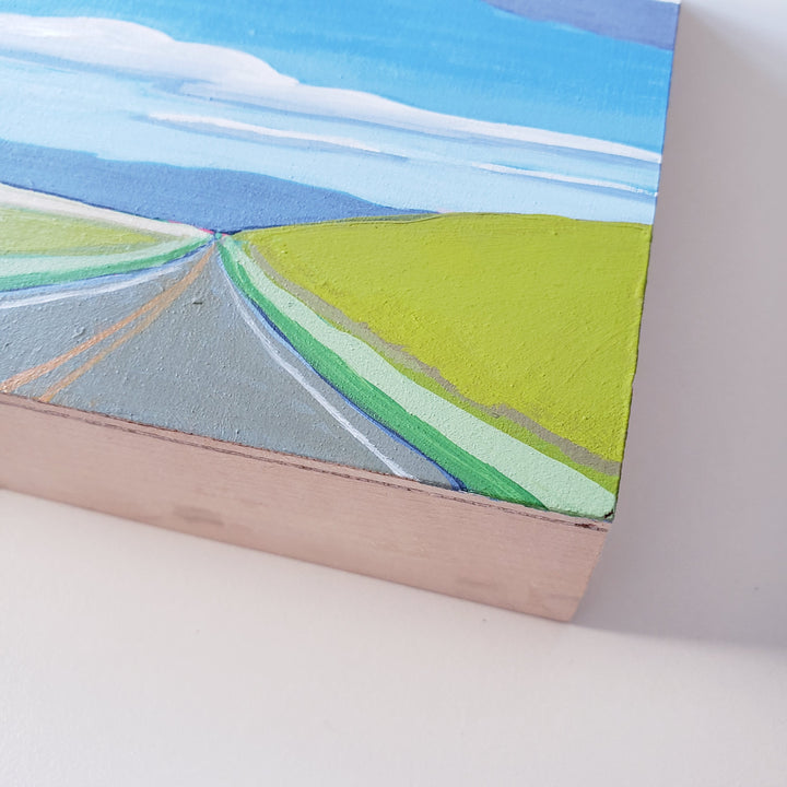 Driving to Lakeview #2 - 6"x6"