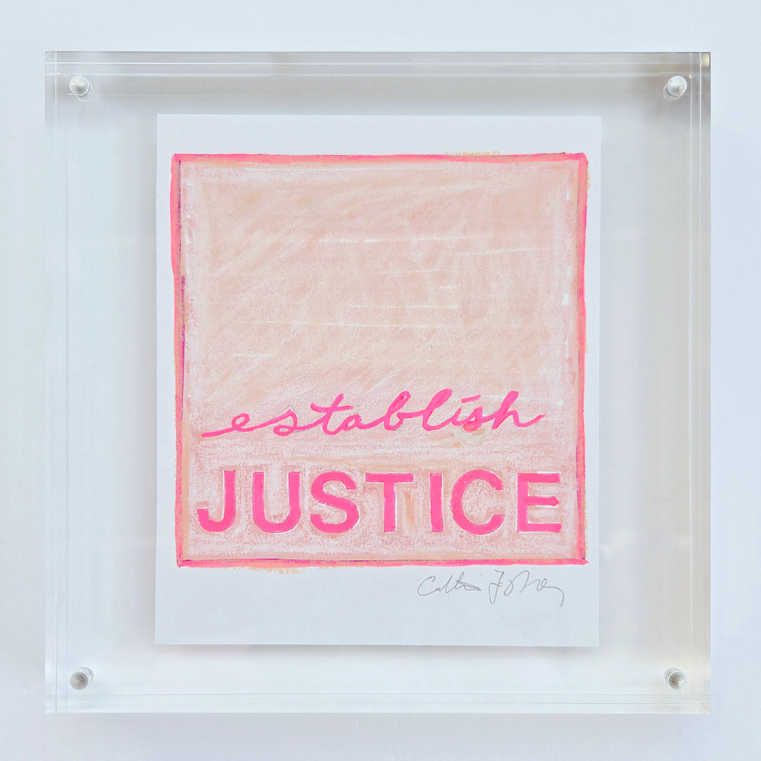 Establish Justice - 5"x5"