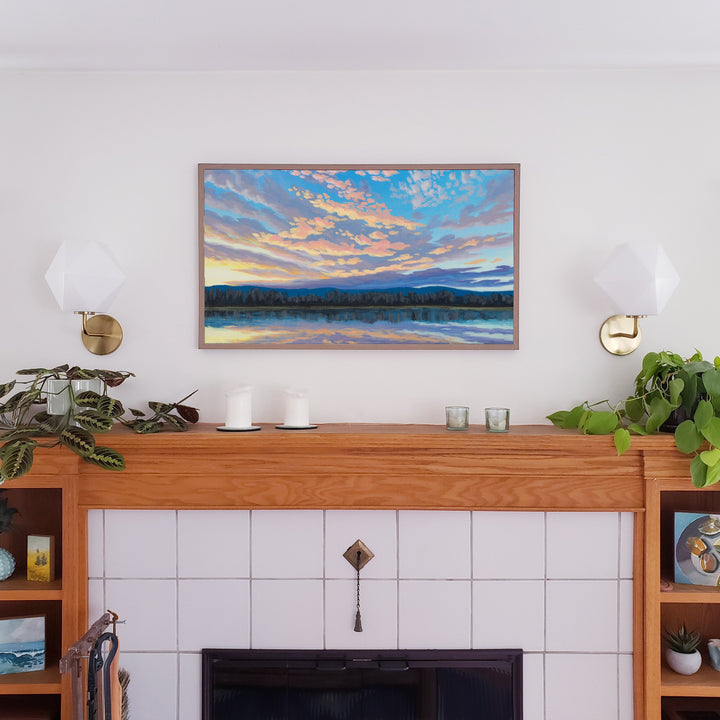 New Years Day Sunset 2 - Digital Art Download
