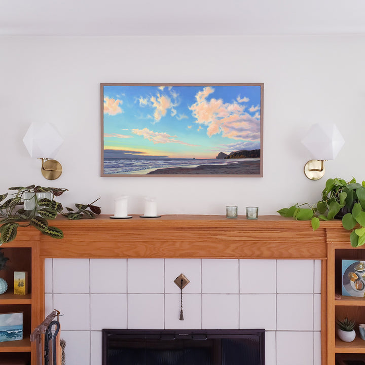 Sunset At Road's End - Digital Art Download