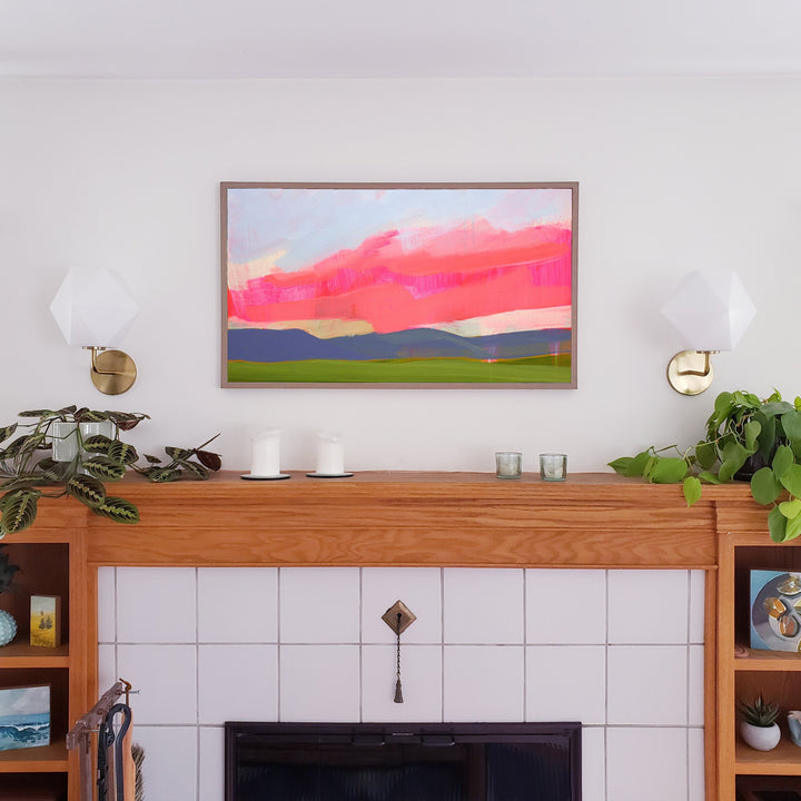 Wine Country Sunset 4 - Digital Art Download