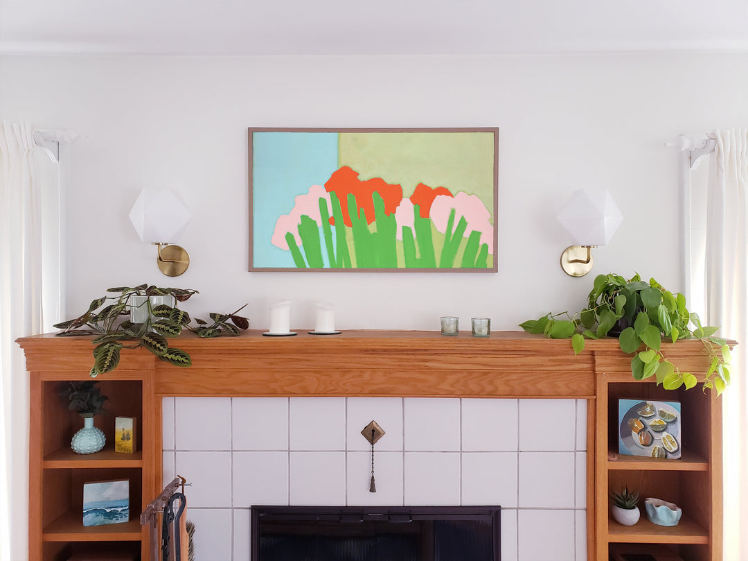 The Neighbors' Poppies 2 - Digital Art Download