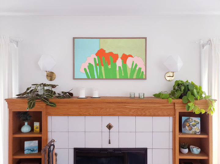 The Neighbors' Poppies 2 - Digital Art Download
