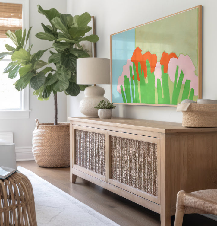 The Neighbors' Poppies 2 - Digital Art Download