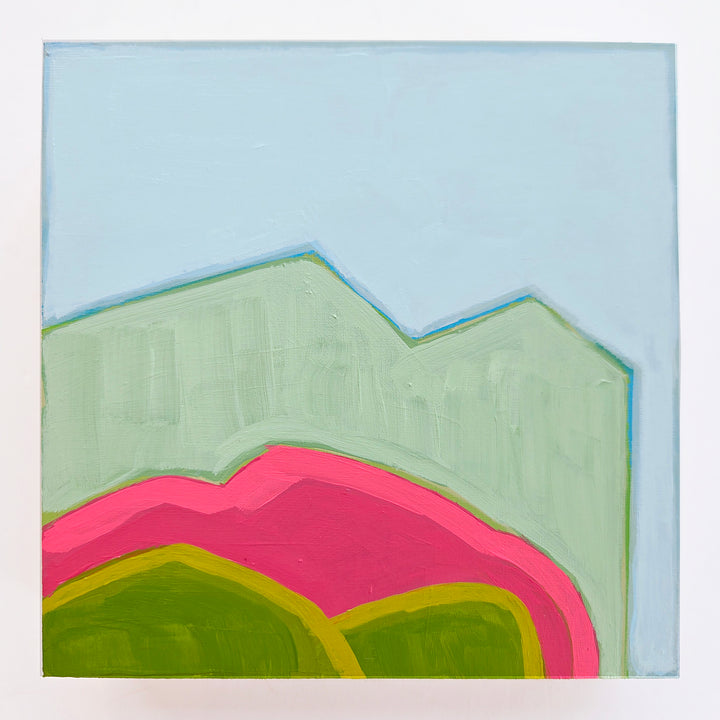 Hydrangeas on Mason #2 - 6"x6"