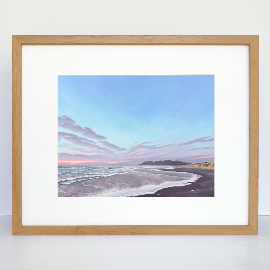 January On The Coast a Horizontal Art Print
