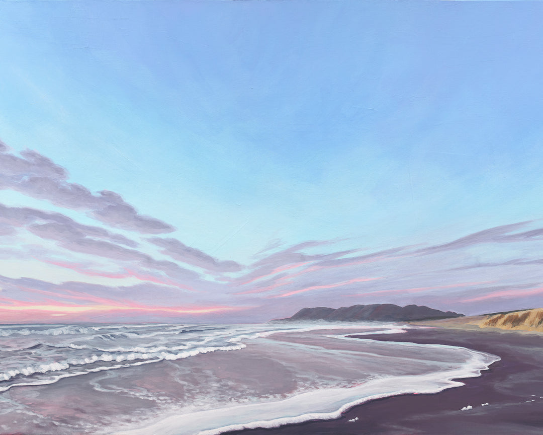 January On The Coast a Horizontal Art Print