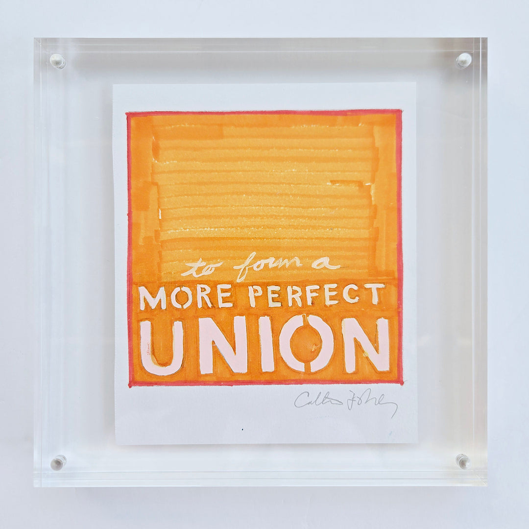 To Form a More Perfect Union - 5"x5"
