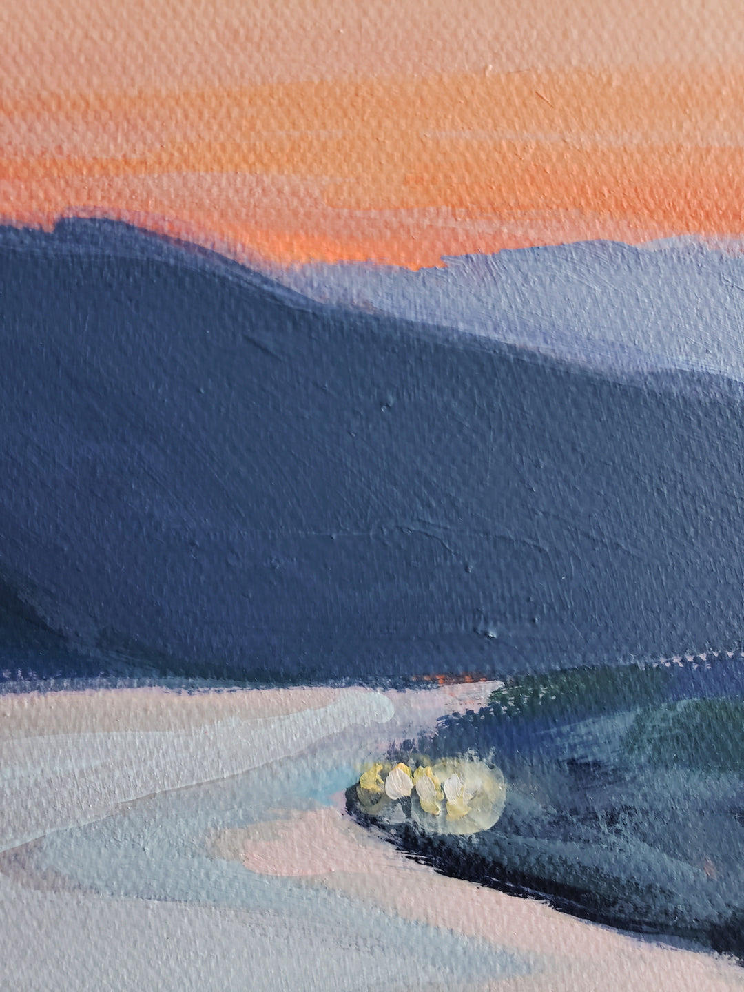 New Year's Day Over Portland - 60"x36"