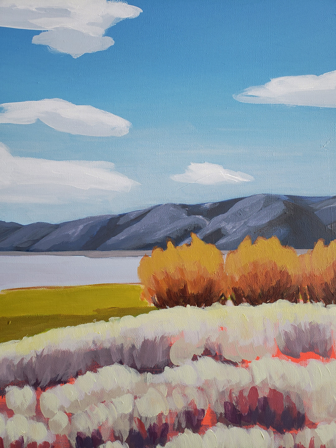 Orange Trees on the Playa - 30"x40"