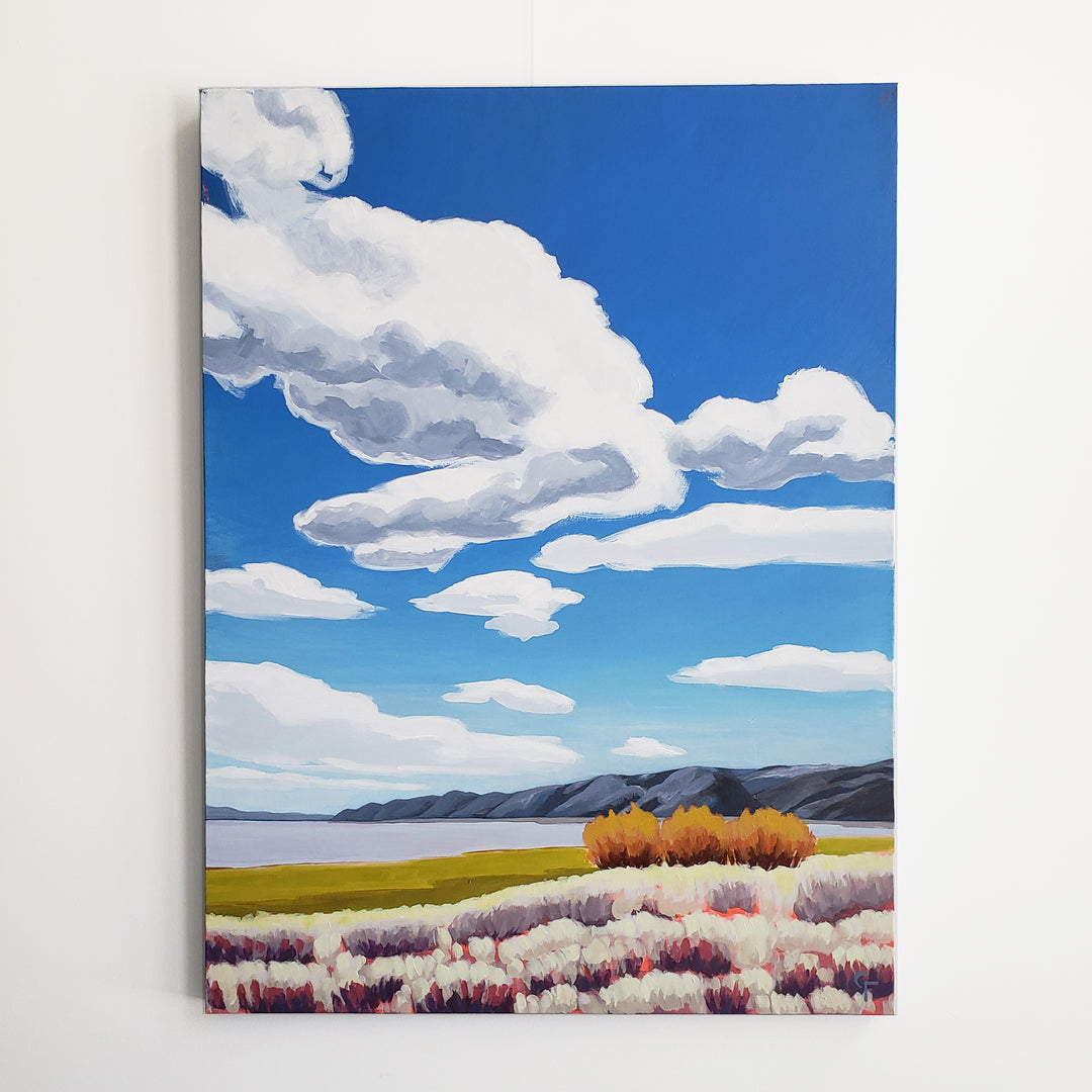 Orange Trees on the Playa - 30"x40"