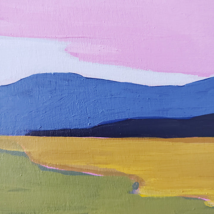 Sunrise at Summer Lake - 6"x6"