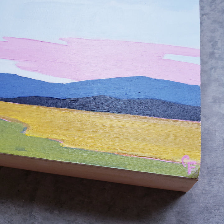 Sunrise at Summer Lake - 6"x6"