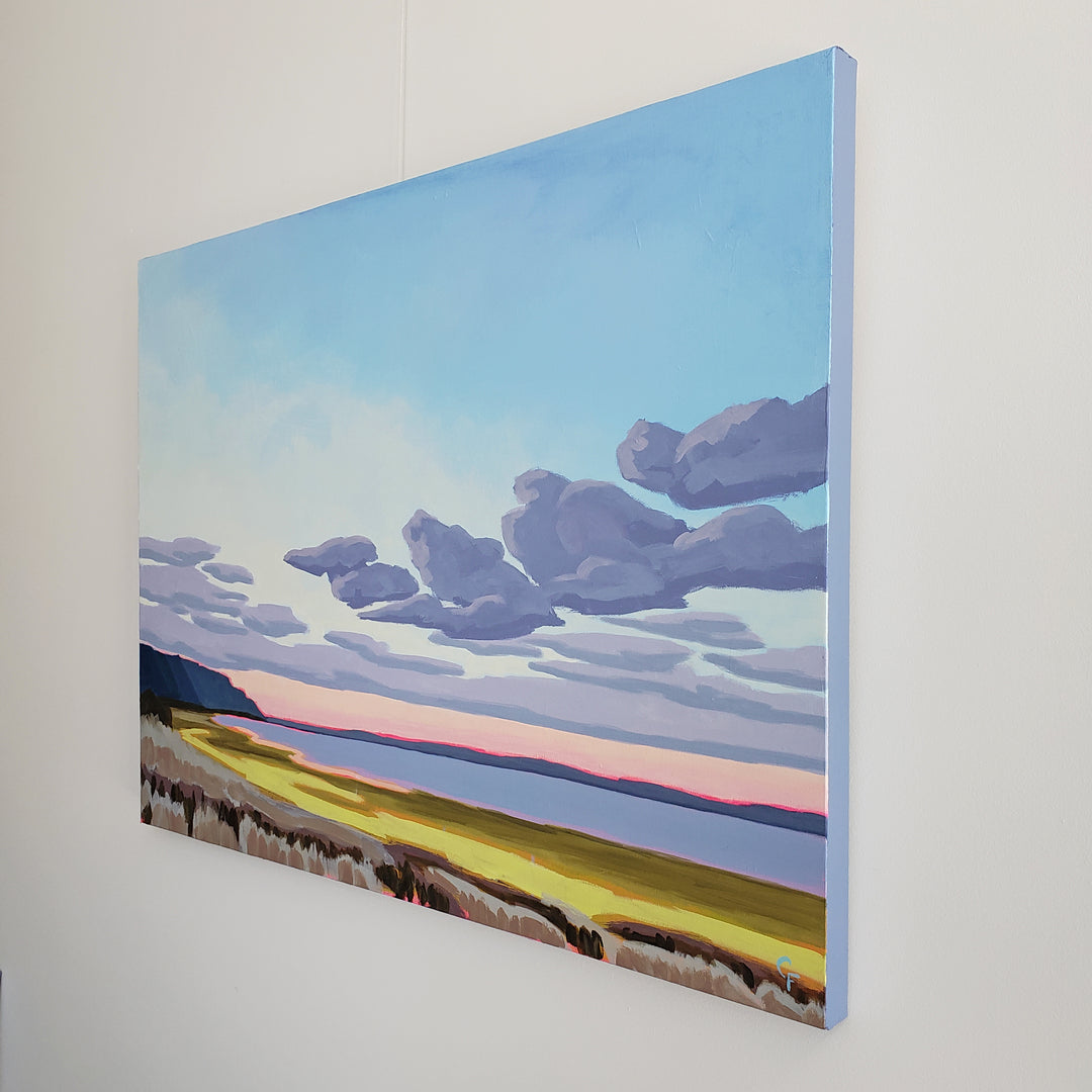 Sunset Over Summer Lake - 40"x30"