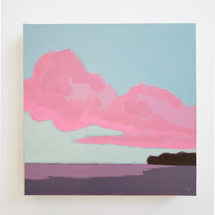 Sunset Over Road's End #2 - 12"x12"