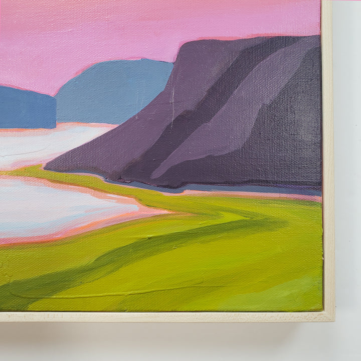 The View From Crown Point #2 - 20"x20" Acrylic Painting