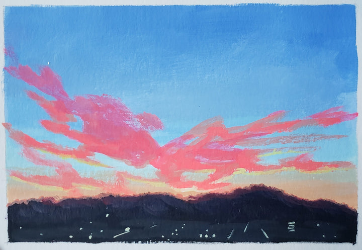 Sunset Over the West Hills