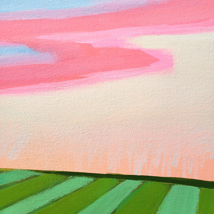 Spring Evening in Wine Country - 30"x30"