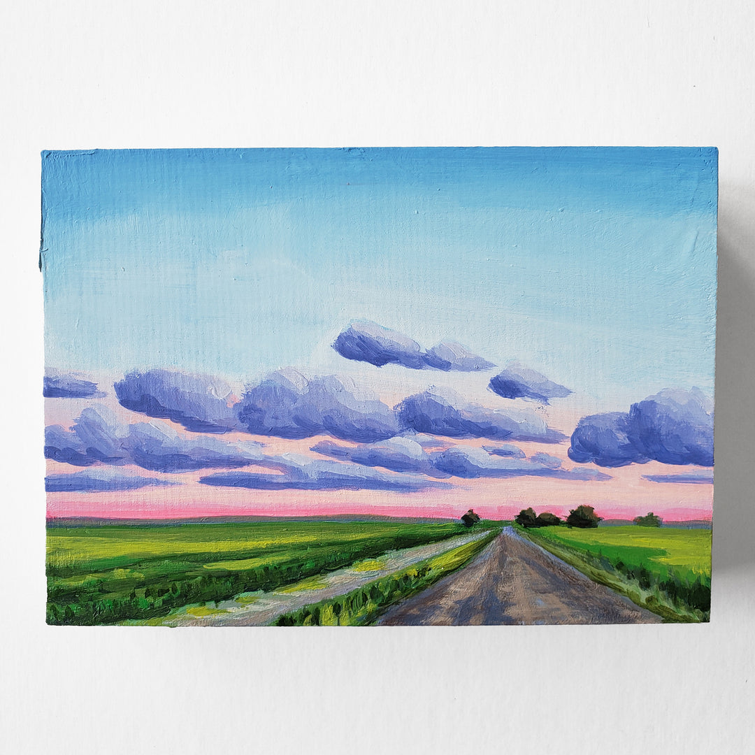 Altus Spring Evening #7 - 7"x5"