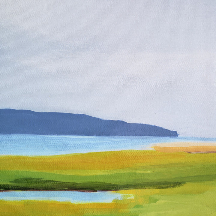 Clouds Over the Bay – 24”x30” acrylic painting