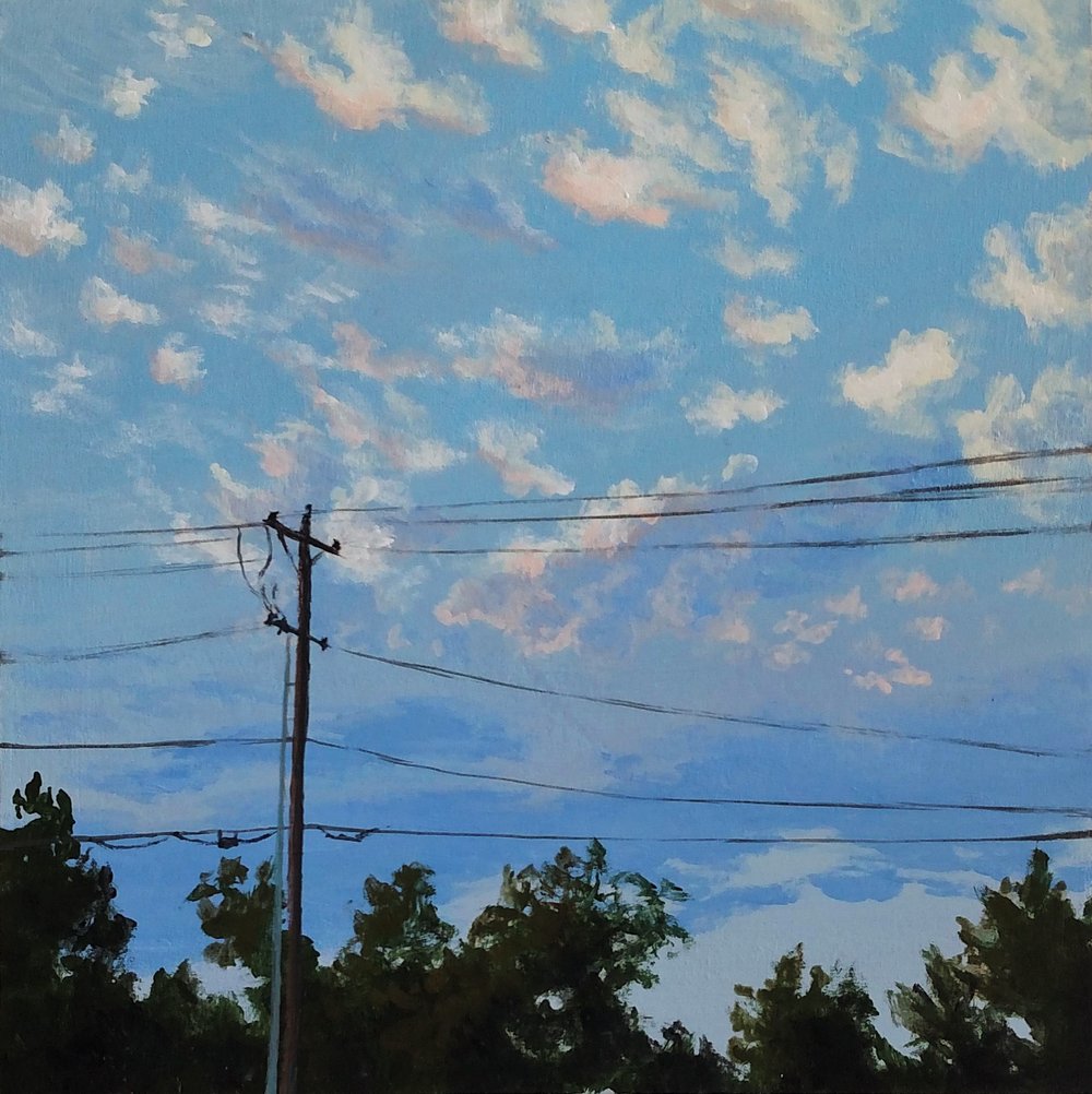 Douglas Sunset #3 - 6"x6"