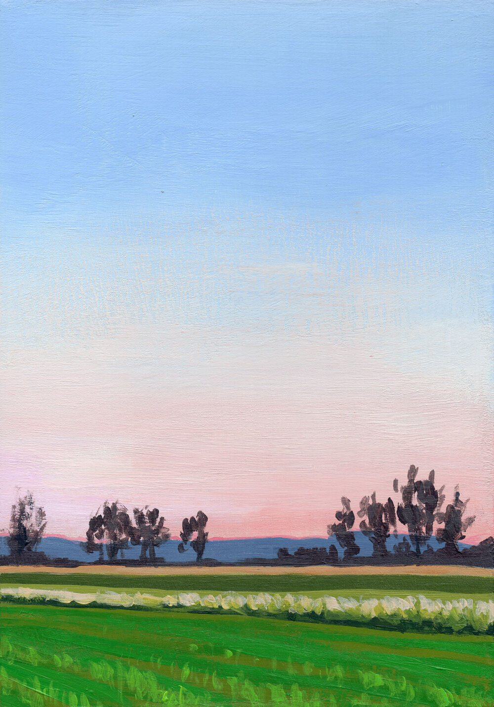 Evening on Sauvie's 2 - 5"x7"