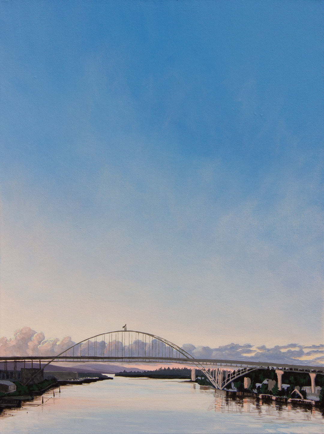 Evening over the Fremont Bridge