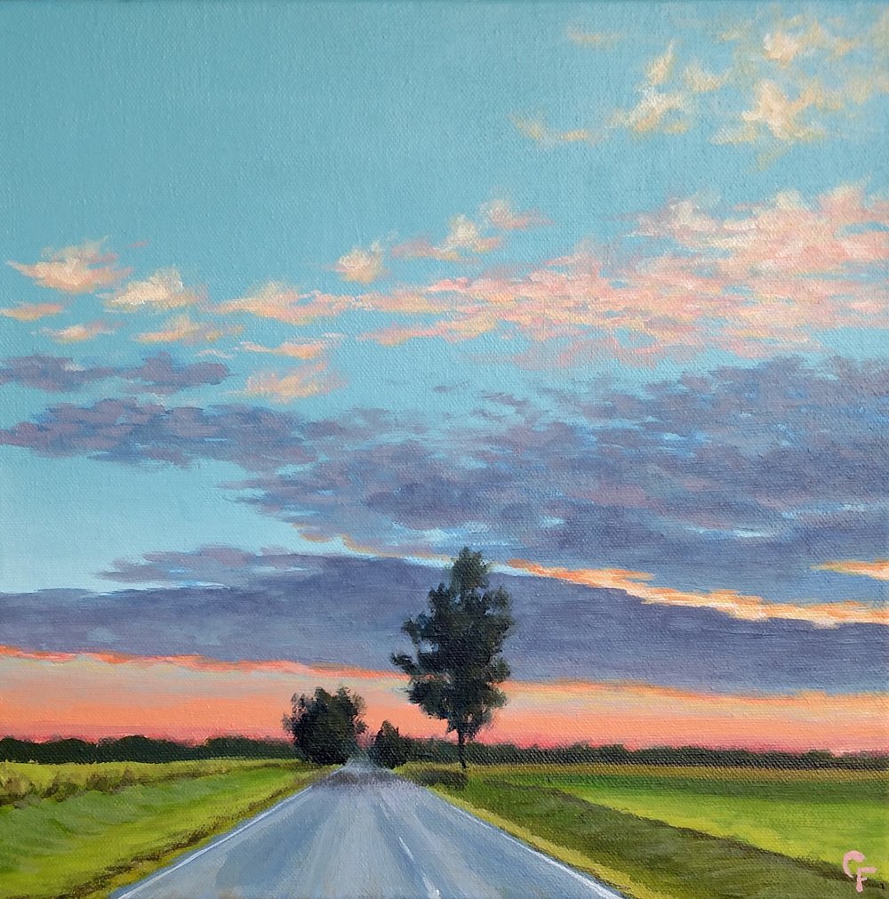 July Sunset Drive