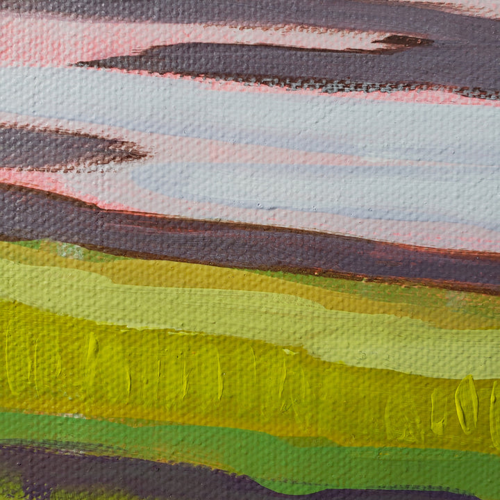 Low Tide at Dusk - 36"x48" landscape painting