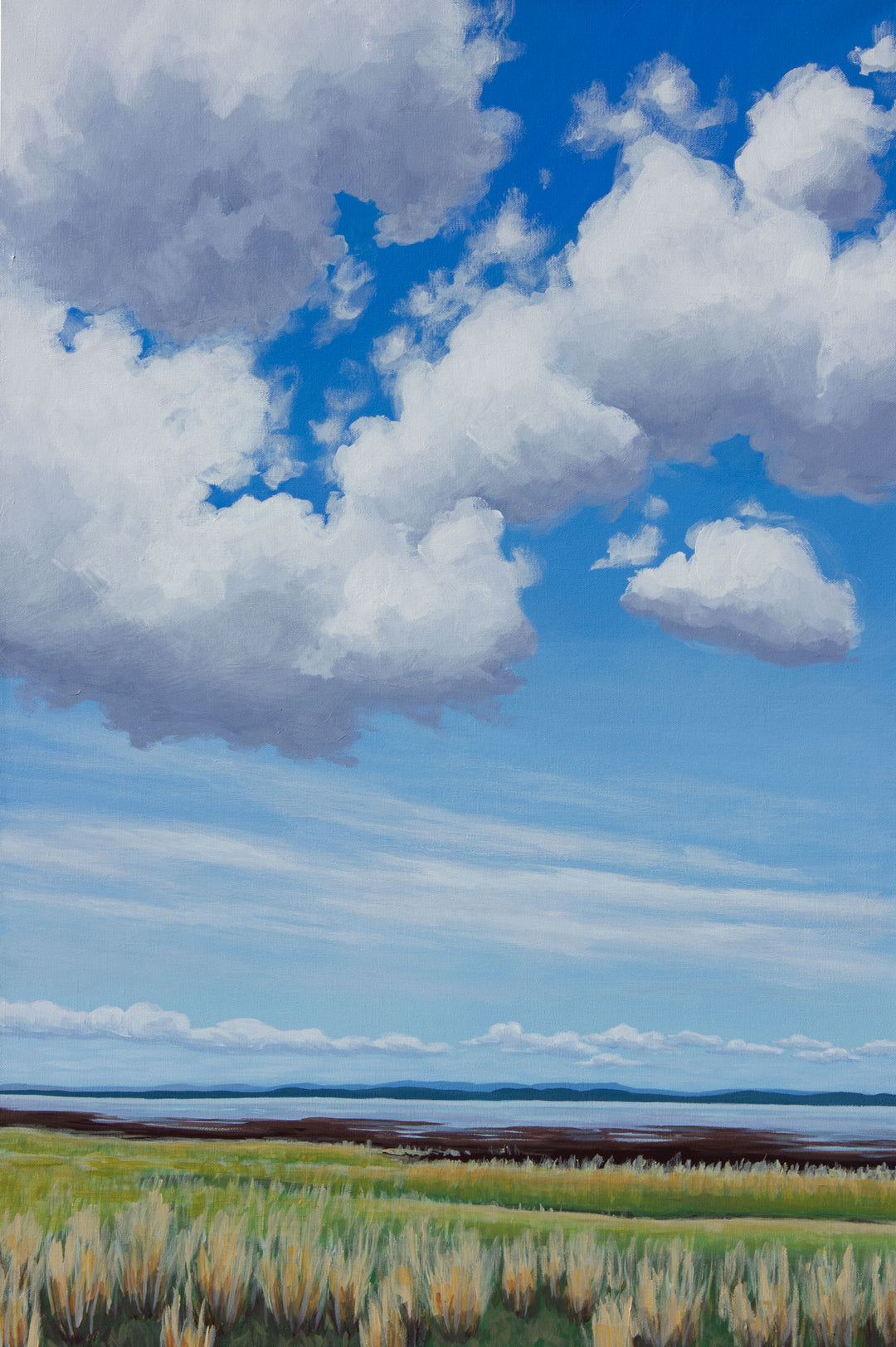 Low Tide in the Summer #3 - 24”x36” acrylic painting