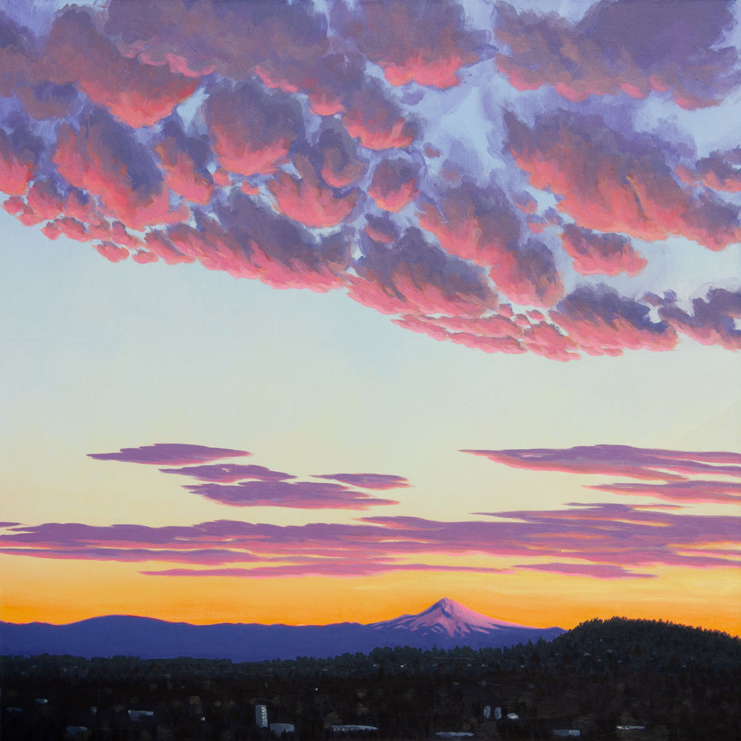 Mt. Hood Sunrise #3 - 40"x40"