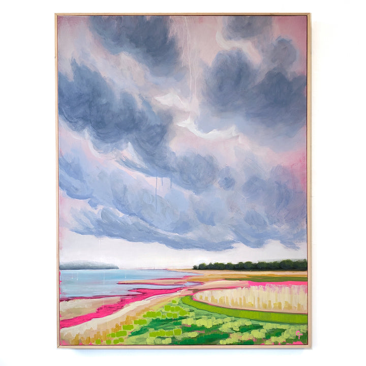 October Rain - 36"x48" landscape painting