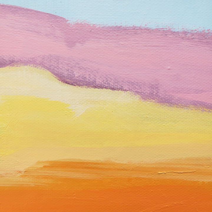 October Sunrise - 24"x24" landscape painting