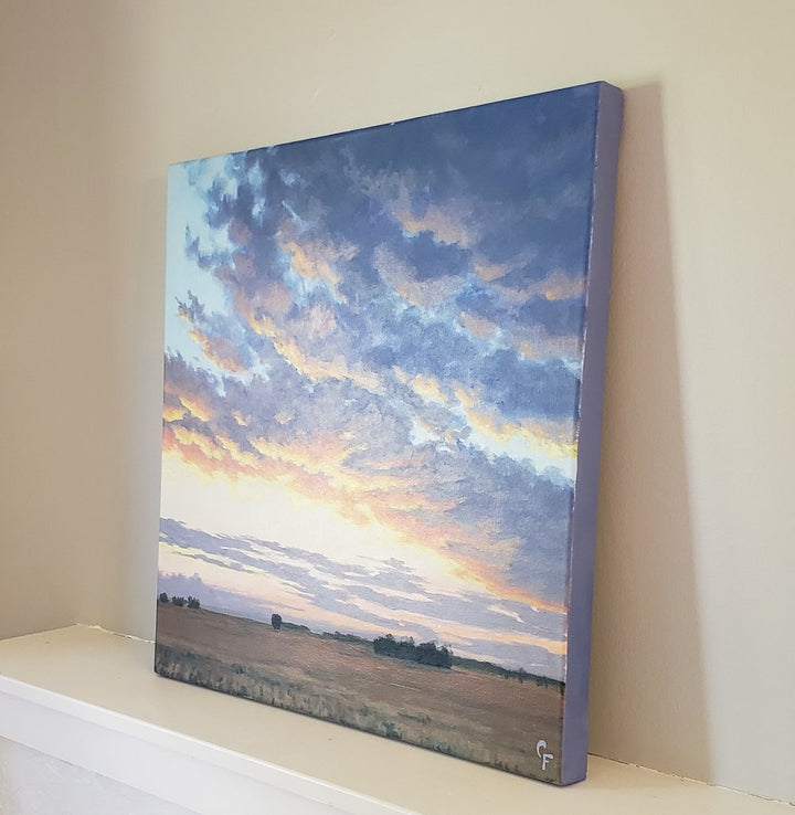 Prairie Summer Sunset #4 - 24"x24"