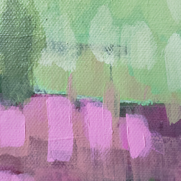 September Evening Walk - 36"x48" landscape painting