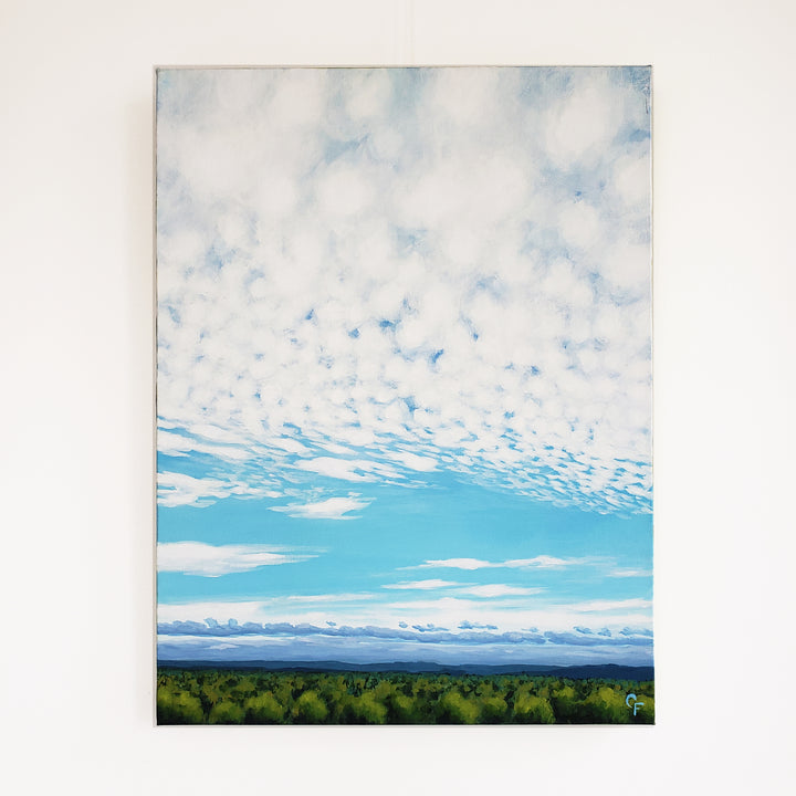 South from the Balcony - 18"x24"