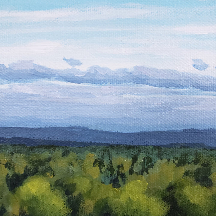 South from the Balcony - 18"x24"