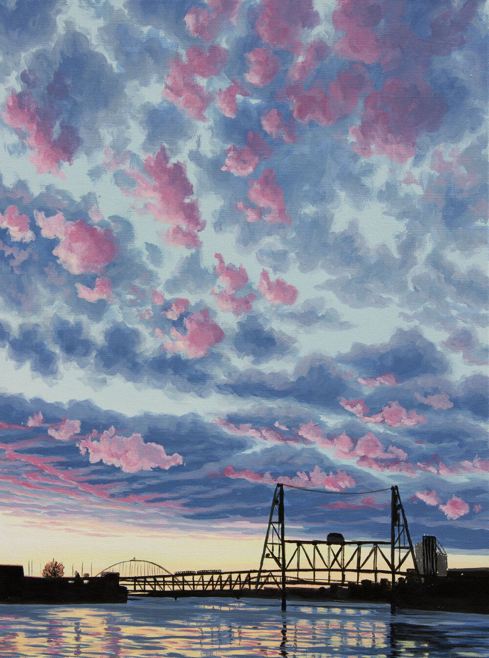 Steel Bridge at Sunset #2