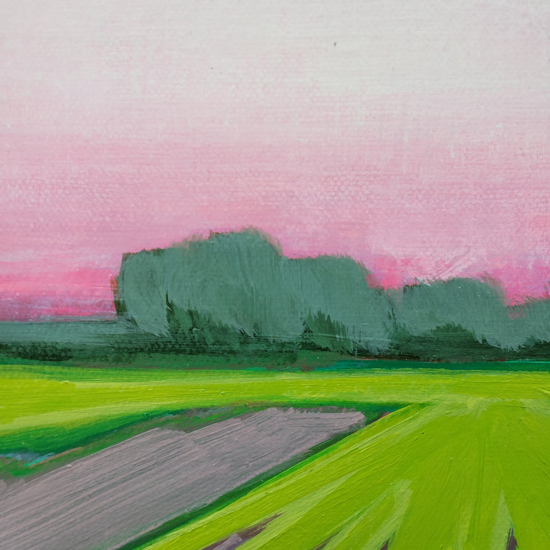 Summer on Sauvie's 2 - 24"x24" landscape painting