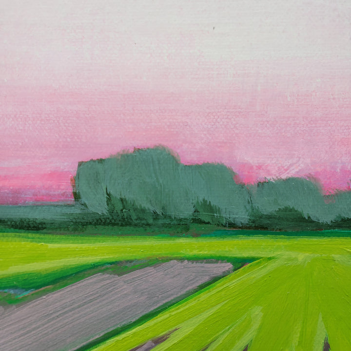 Summer on Sauvie's 2 - 24"x24" landscape painting