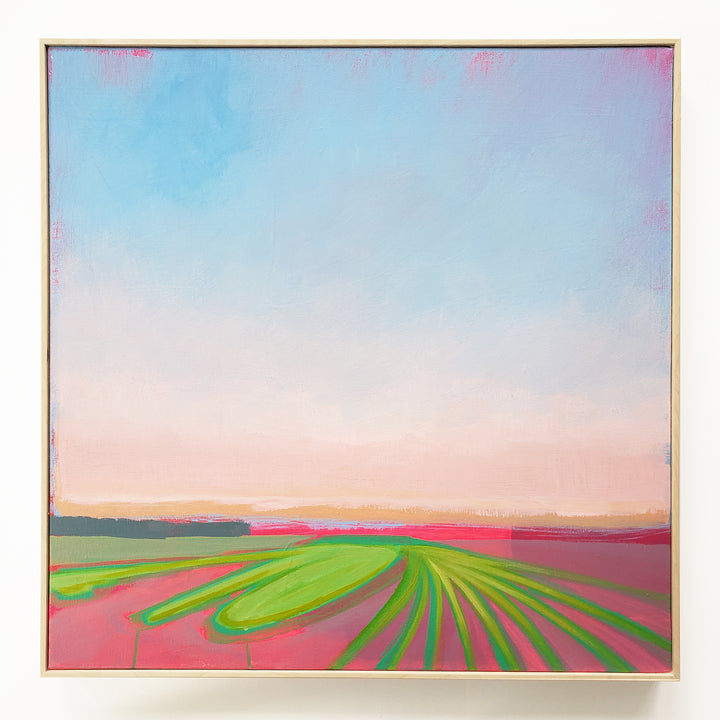 Summer on Sauvie's - 24"x24" landscape painting