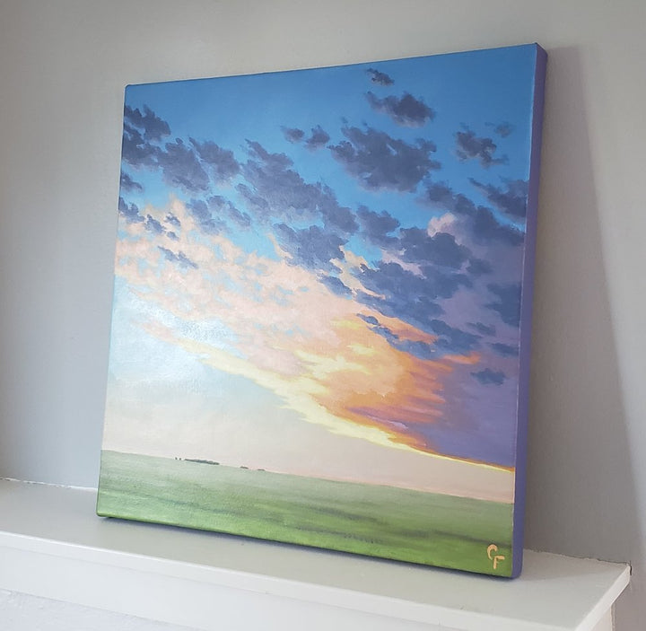Sunset Over Jumbo - 24"x24"