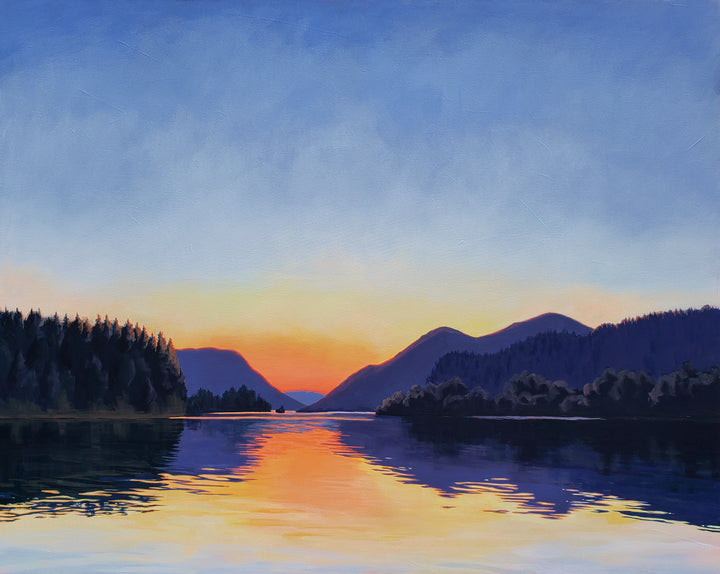 Sunset in Hood River