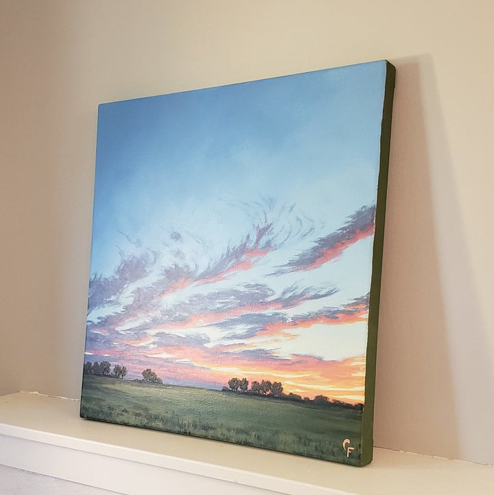 Sunset on Cleveland - 24"x24"