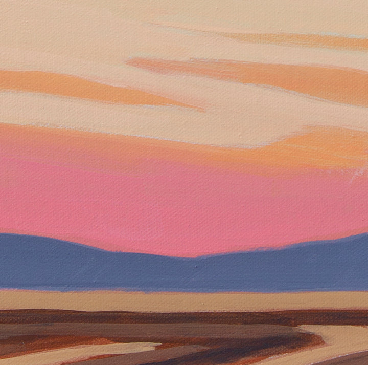 The Colors of Gramma's Beach Towel – 16”x20” acrylic painting